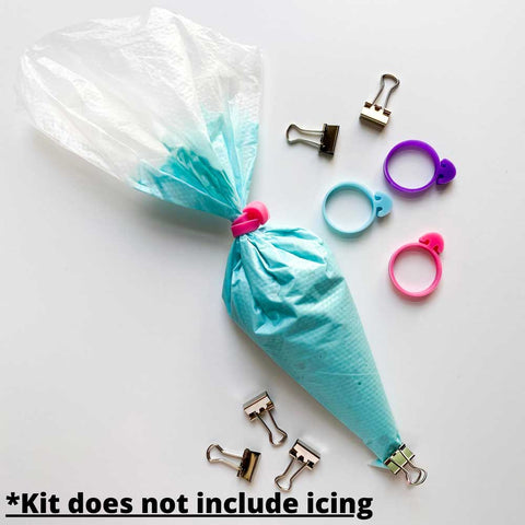 Cookie Decorating Kit | Bag Ties and Bag Clips