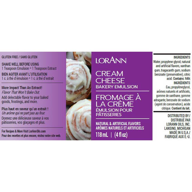Cream Cheese Bakery Emulson - Confectionery House