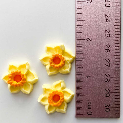 Daffodil Royal Icing Flowers Image