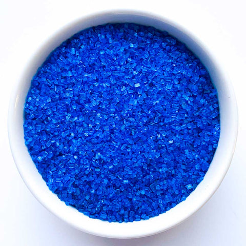 Dark Blue Coarse Sugar Crystals