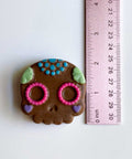 Decorative Skull Sandwich Cookie Mold - Day of the dead