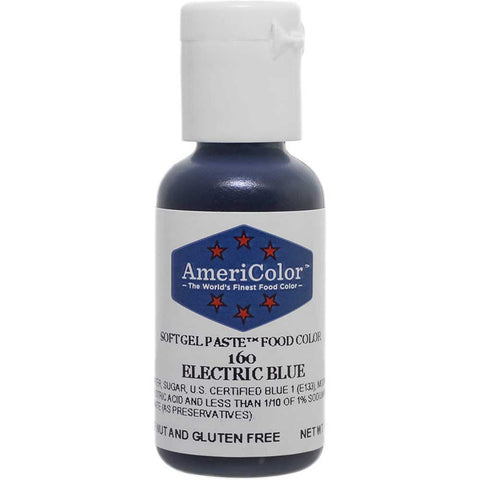 Electric Blue AmeriColor Paste Gel Food Color