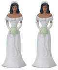 Ethnic Bridesmaids White Dress
