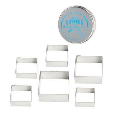 square cookie cutter set