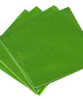 3 X 3 in. Lime Green Foil Candy Wrappers