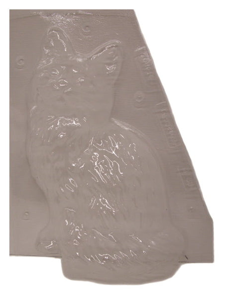 Large 3-D Sitting Cat Candy Mold