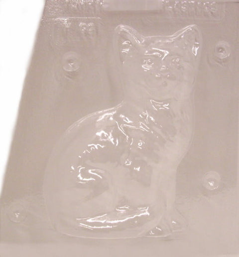 Medium 3-D sitting Cat Candy Mold