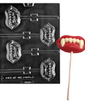 Lip with Fangs Lollipop Chocolate Mold