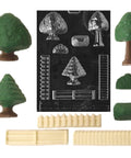 House  Accessories with Trees Mold