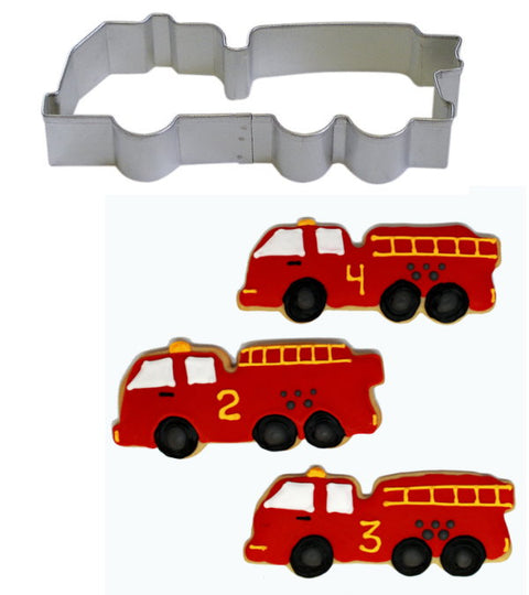 Fire Truck Cookie and Cutter 