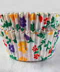 Floral Print Cupcake Cup