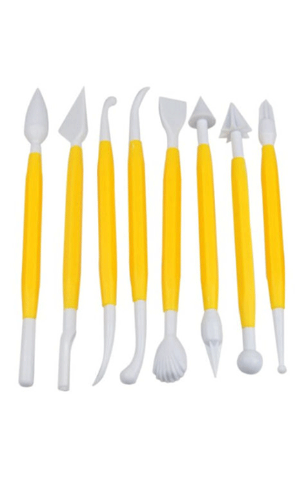 Fondant And Gum Paste 8 Piece Modeling Tool Set - Confectionery House