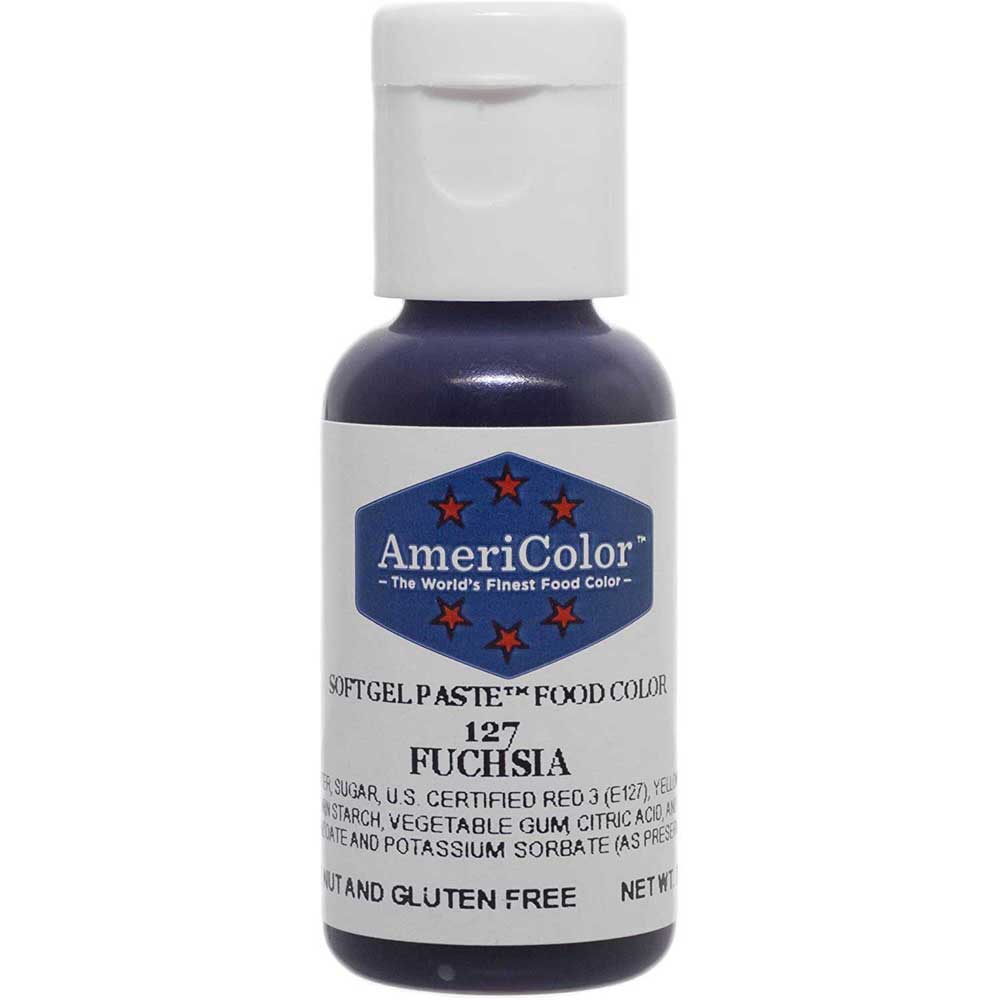 AmeriColor Fuchsia Gel Paste Food Color .75 Ounce - Confectionery House