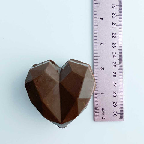 Geometric Heart Chocolate Bomb Mold