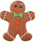 Gingerbread Boy 3 3/4 inch decorated cookie