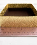 quarter pound Gold box with clear lid