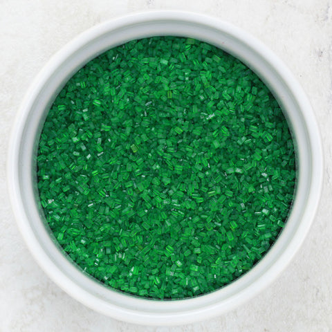 Green Coarse Sugar Crystals | Cookie Sprinkles | Sugar Sprinkles