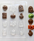 Halloween Melting Chocolate Value Pack - Halloween assortment with boo chocolate mold