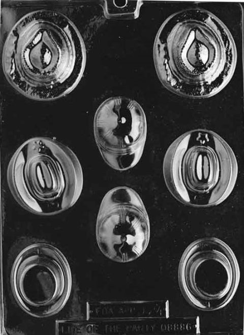 Hat Assortment Candy Mold