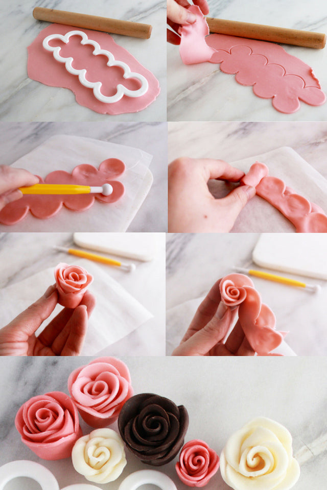 Easy Rose Cutter Set - Confectionery House