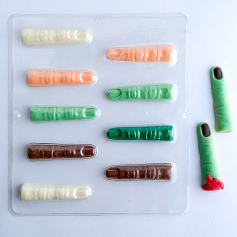 Human Fingers Pieces Candy Mold