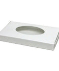 1LB. White Candy Box with Oval Window