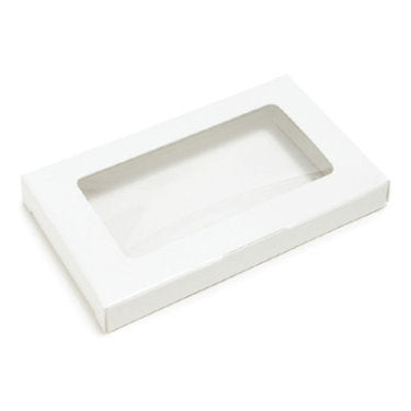 White Business Card Candy Box with Window