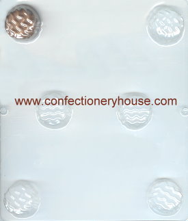 Round Hand Dip Look Pieces Candy Molds