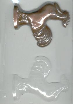 3-D Rooster Candy Molds