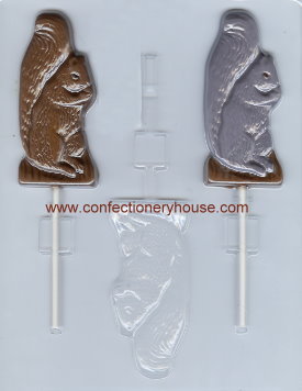 Squirrel Pop Candy Molds