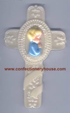 Candy Molds - Cross with Flower