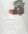 Large Reindeer Head Pop Candy Mold