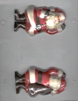 Waving Santa 3-D Candy Mold