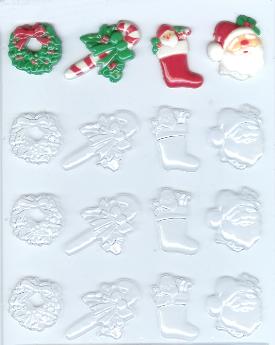 Bite Size Christmas Assortment Candy Molds