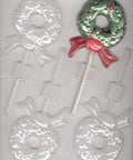 Large Wreath With Bow Pop Candy Molds