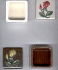 Small Square Box With Rose Cover Candy Molds