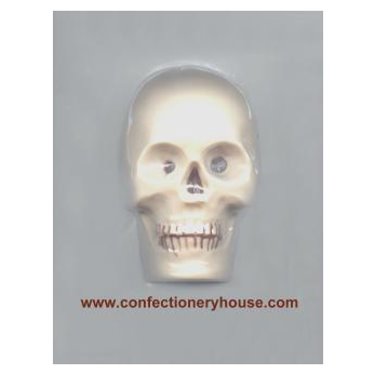 3-D Skull Chocolate Mold Part A - Confectionery House