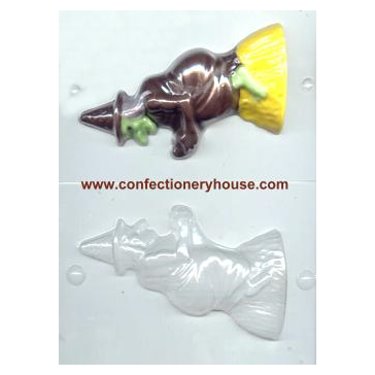 3-D Witch Chocolate Mold 