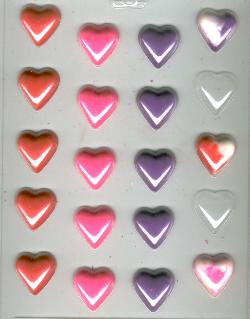 Bite Size Heart Candy Molds