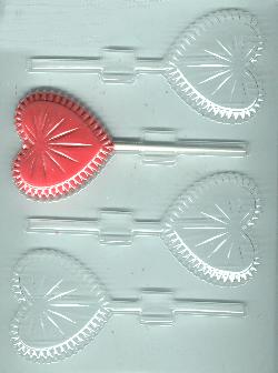 Crystal Hearts Candy Molds