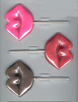 Large Lips Pop Candy Molds