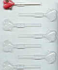 Hearts With Arrow Pop Candy Molds