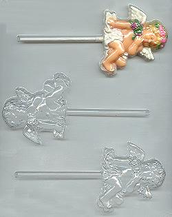 Cherubs With Grapes Pop Candy Molds
