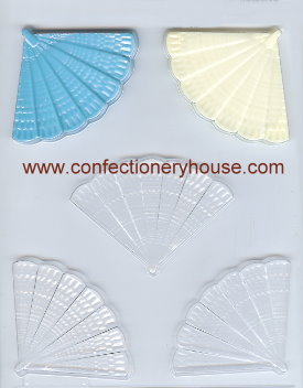 Fan Pieces Candy Molds
