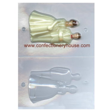 3-D Bride And Groom Mold