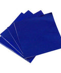 3 X 3 in. Royal Blue Foil Candy Wrappers