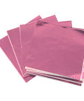 3 X 3 in.  Pink Foil Candy Wrappers