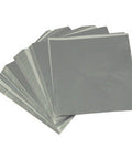 3 X 3 in.  Silver Foil Candy Wrappers