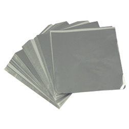3 X 3 in.  Silver Foil Candy Wrappers