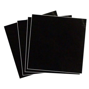 6 X 6 in. Black Foil Candy Wrappers